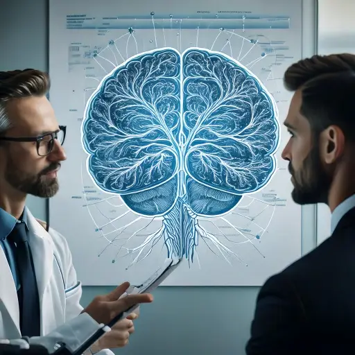 Integrative psychiatry brain diagram